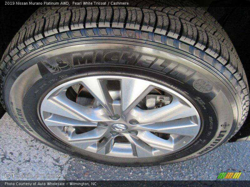 Pearl White Tricoat / Cashmere 2019 Nissan Murano Platinum AWD