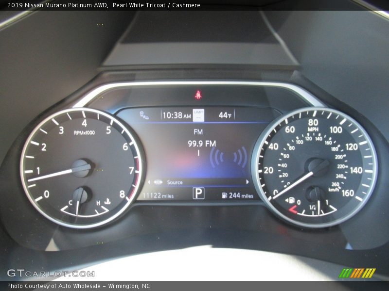 Pearl White Tricoat / Cashmere 2019 Nissan Murano Platinum AWD