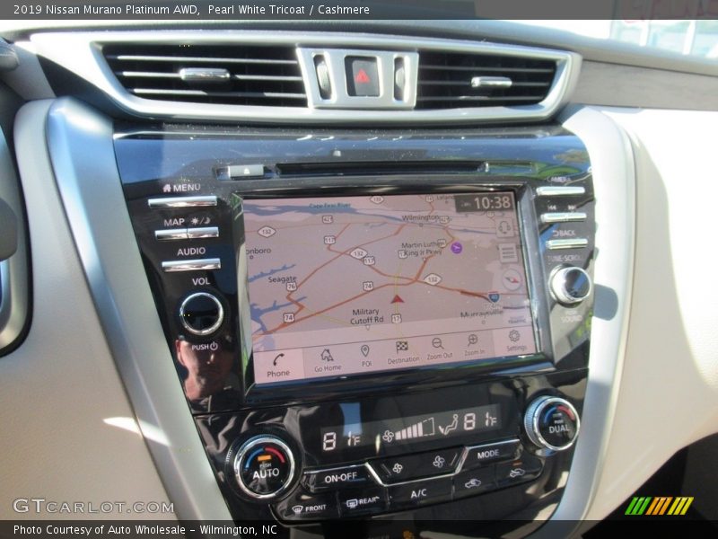 Pearl White Tricoat / Cashmere 2019 Nissan Murano Platinum AWD