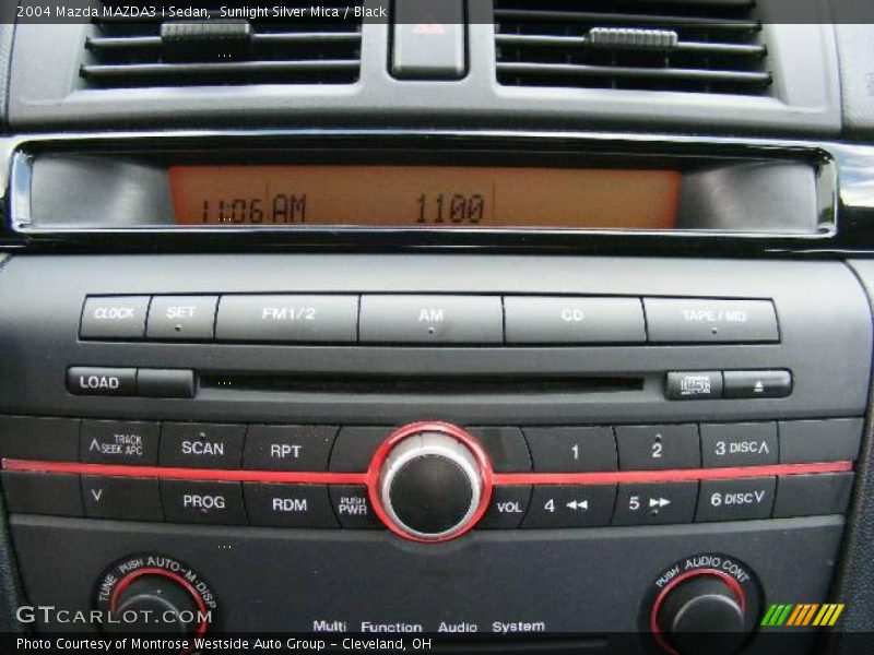 Sunlight Silver Mica / Black 2004 Mazda MAZDA3 i Sedan