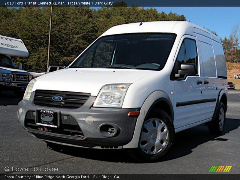 Frozen White / Dark Gray 2013 Ford Transit Connect XL Van