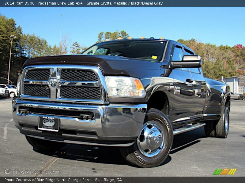 Granite Crystal Metallic / Black/Diesel Gray 2014 Ram 3500 Tradesman Crew Cab 4x4
