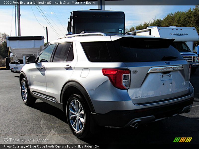 Iconic Silver Metallic / Ebony 2021 Ford Explorer Limited 4WD