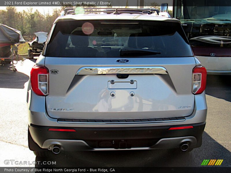 Iconic Silver Metallic / Ebony 2021 Ford Explorer Limited 4WD