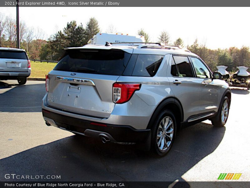 Iconic Silver Metallic / Ebony 2021 Ford Explorer Limited 4WD