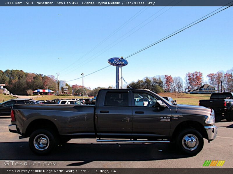 Granite Crystal Metallic / Black/Diesel Gray 2014 Ram 3500 Tradesman Crew Cab 4x4