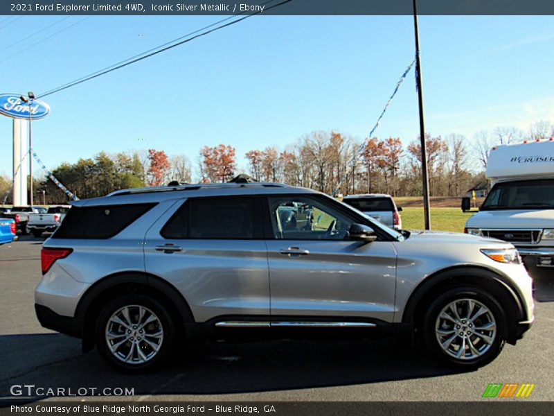 Iconic Silver Metallic / Ebony 2021 Ford Explorer Limited 4WD