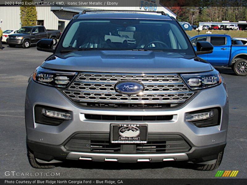 Iconic Silver Metallic / Ebony 2021 Ford Explorer Limited 4WD