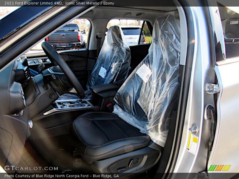 Front Seat of 2021 Explorer Limited 4WD