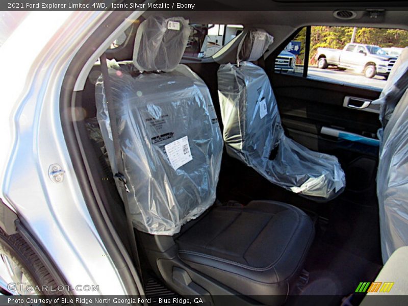 Rear Seat of 2021 Explorer Limited 4WD