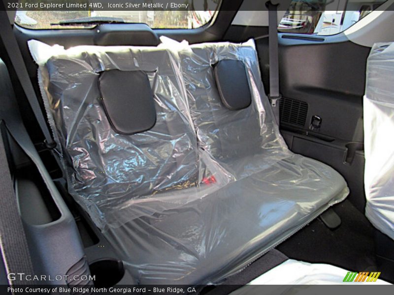 Rear Seat of 2021 Explorer Limited 4WD