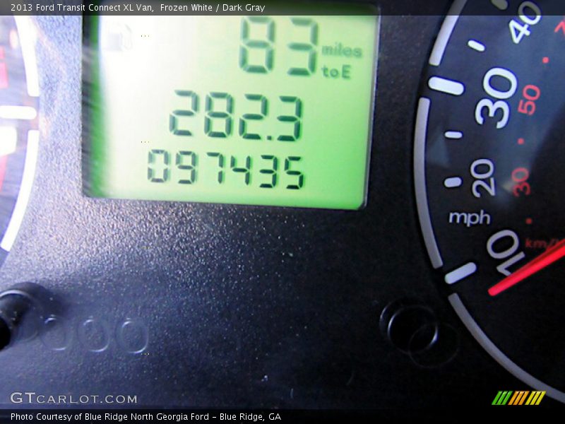 Frozen White / Dark Gray 2013 Ford Transit Connect XL Van