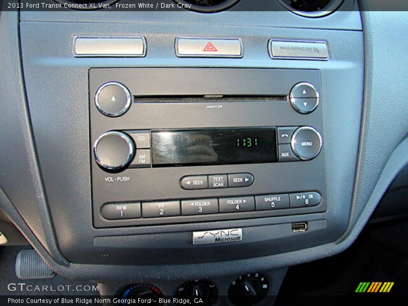 Frozen White / Dark Gray 2013 Ford Transit Connect XL Van
