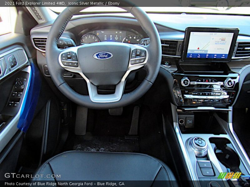 Iconic Silver Metallic / Ebony 2021 Ford Explorer Limited 4WD
