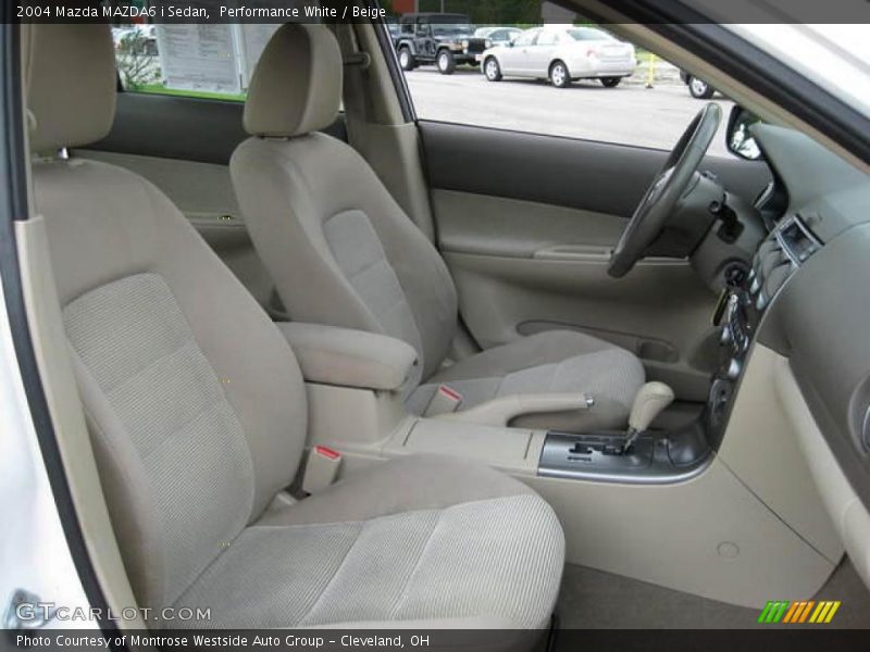 Performance White / Beige 2004 Mazda MAZDA6 i Sedan