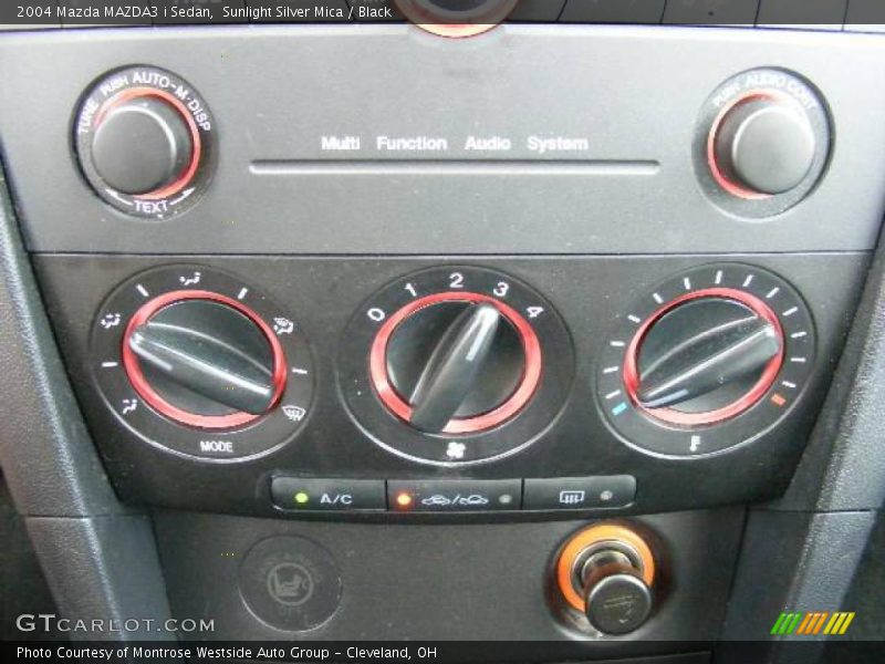Sunlight Silver Mica / Black 2004 Mazda MAZDA3 i Sedan
