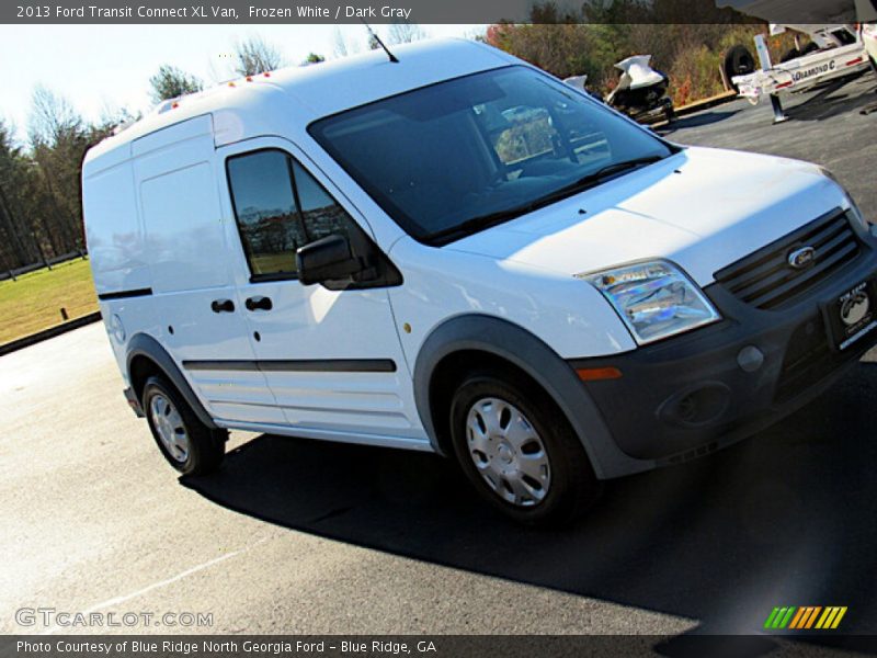 Frozen White / Dark Gray 2013 Ford Transit Connect XL Van