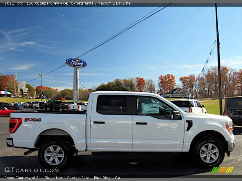 Oxford White / Medium Dark Slate 2021 Ford F150 XL SuperCrew 4x4