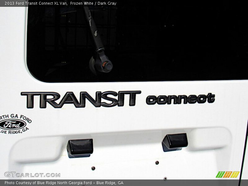 Frozen White / Dark Gray 2013 Ford Transit Connect XL Van