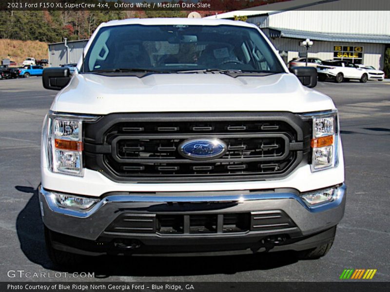 Oxford White / Medium Dark Slate 2021 Ford F150 XL SuperCrew 4x4