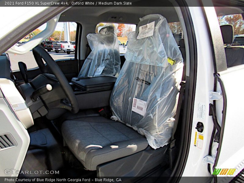 Front Seat of 2021 F150 XL SuperCrew 4x4
