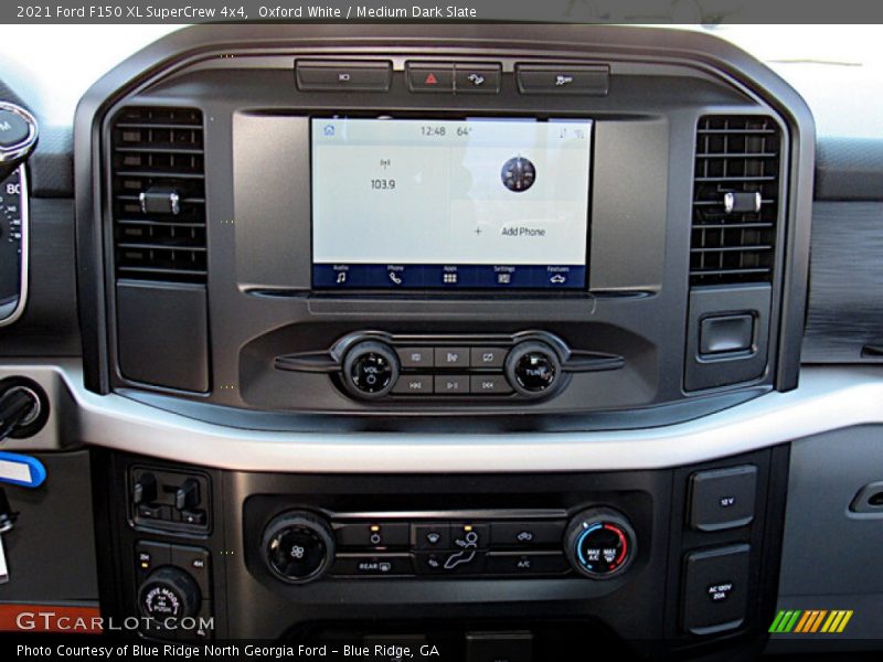 Controls of 2021 F150 XL SuperCrew 4x4