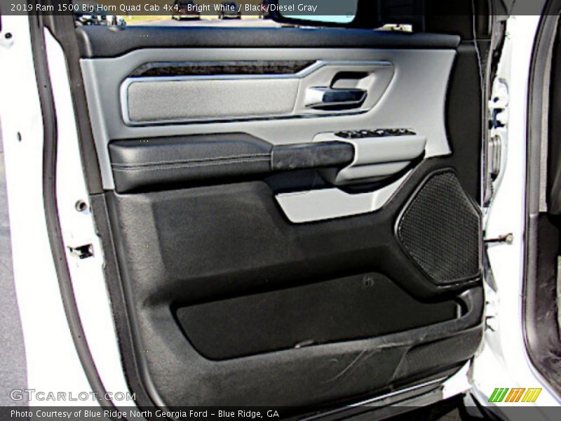 Bright White / Black/Diesel Gray 2019 Ram 1500 Big Horn Quad Cab 4x4