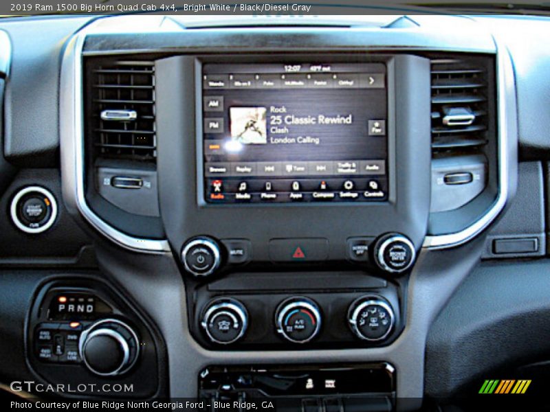 Bright White / Black/Diesel Gray 2019 Ram 1500 Big Horn Quad Cab 4x4