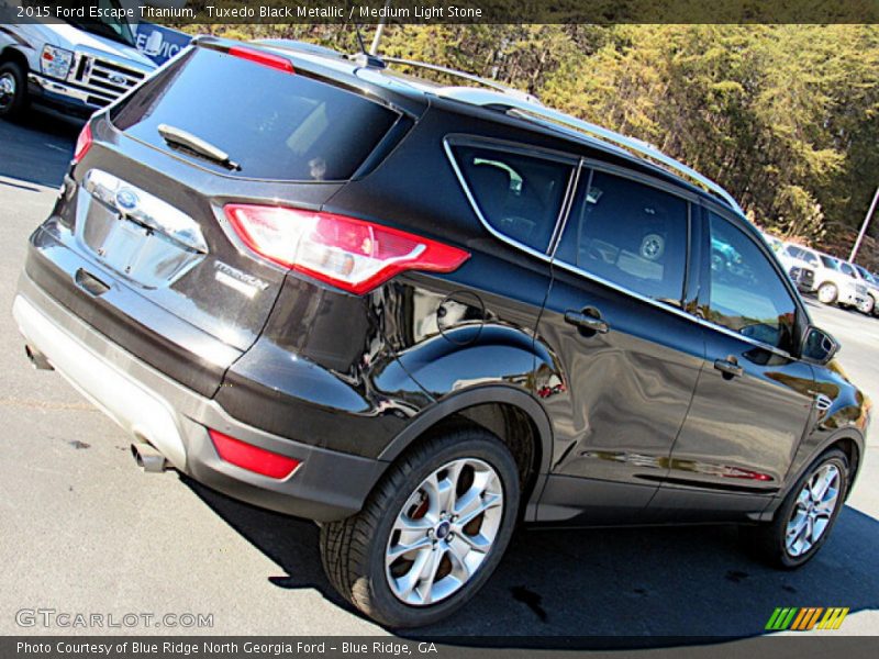 Tuxedo Black Metallic / Medium Light Stone 2015 Ford Escape Titanium