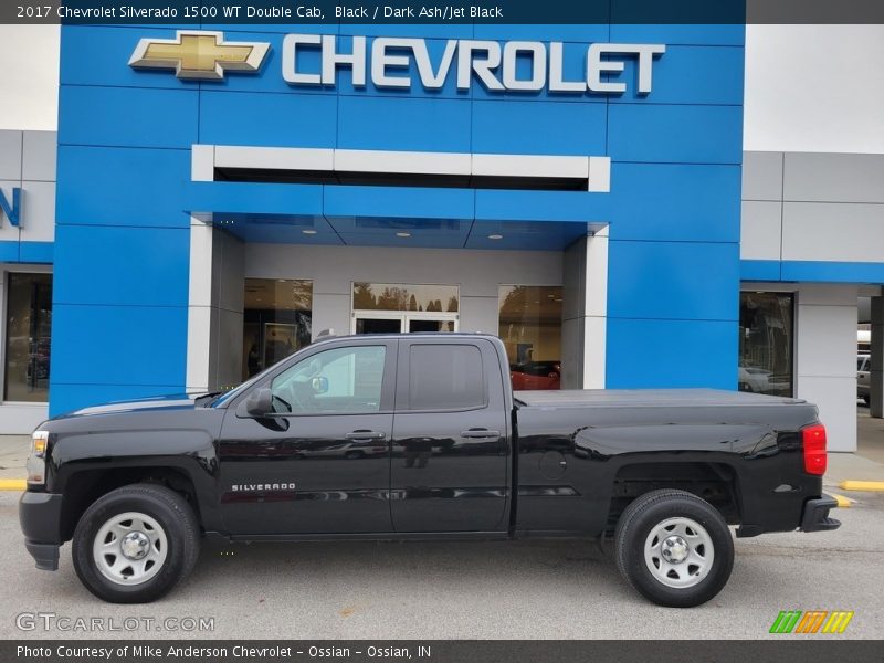 Black / Dark Ash/Jet Black 2017 Chevrolet Silverado 1500 WT Double Cab