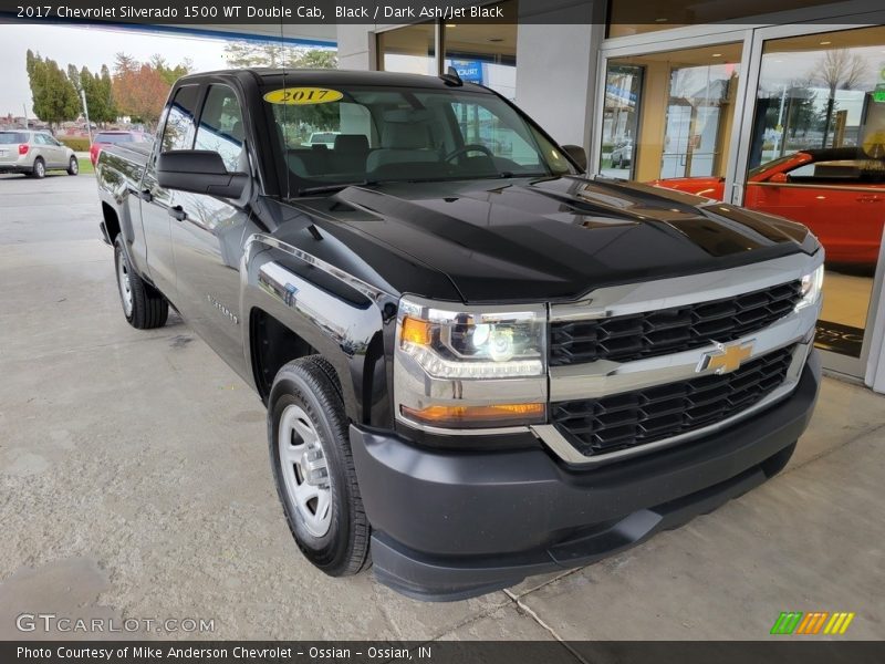 Black / Dark Ash/Jet Black 2017 Chevrolet Silverado 1500 WT Double Cab