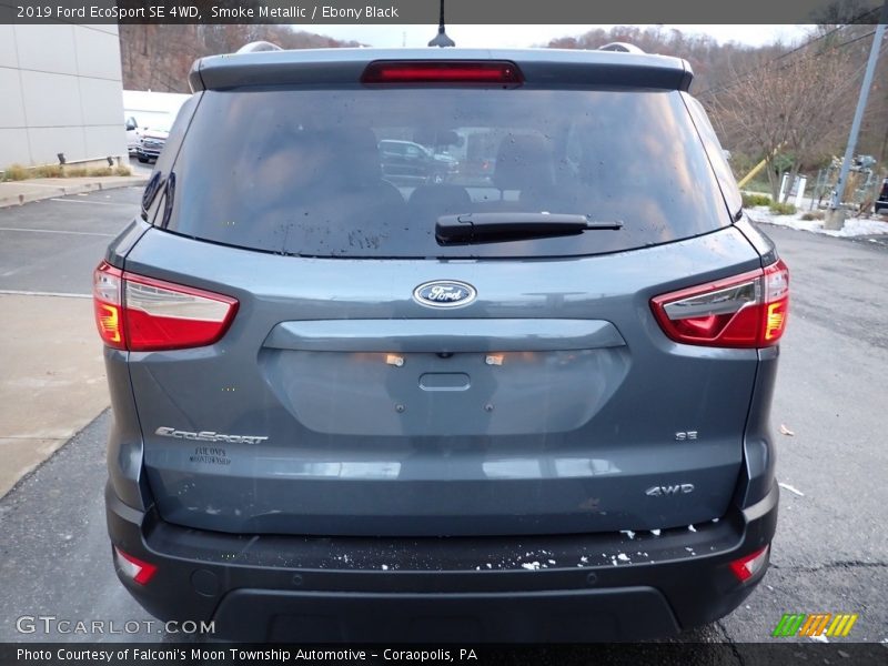 Smoke Metallic / Ebony Black 2019 Ford EcoSport SE 4WD