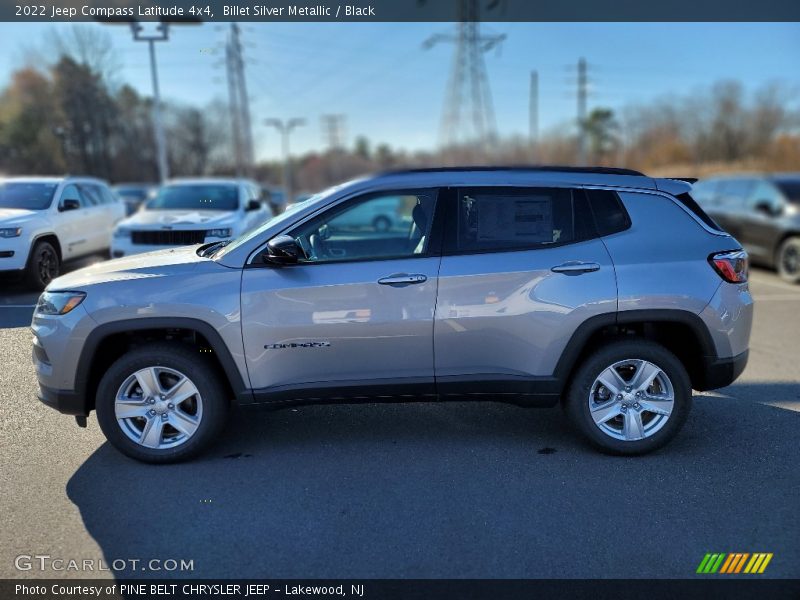 Billet Silver Metallic / Black 2022 Jeep Compass Latitude 4x4