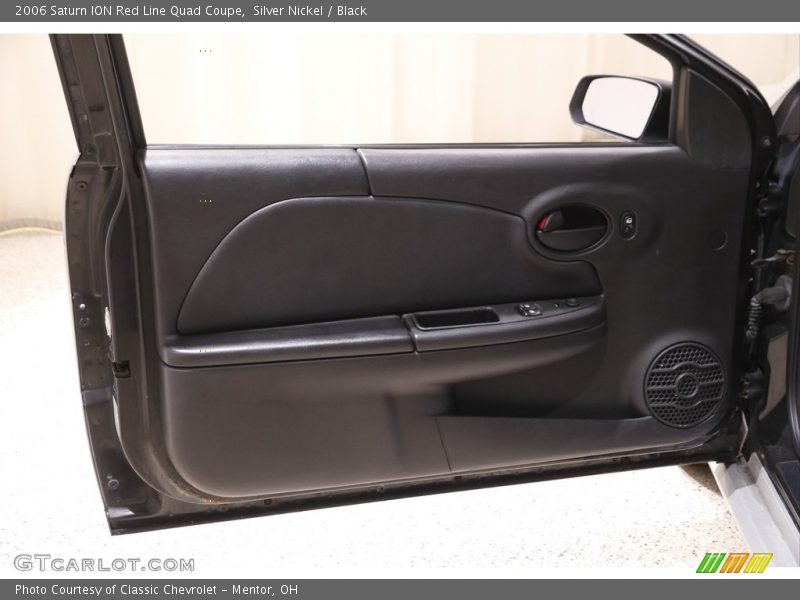 Silver Nickel / Black 2006 Saturn ION Red Line Quad Coupe