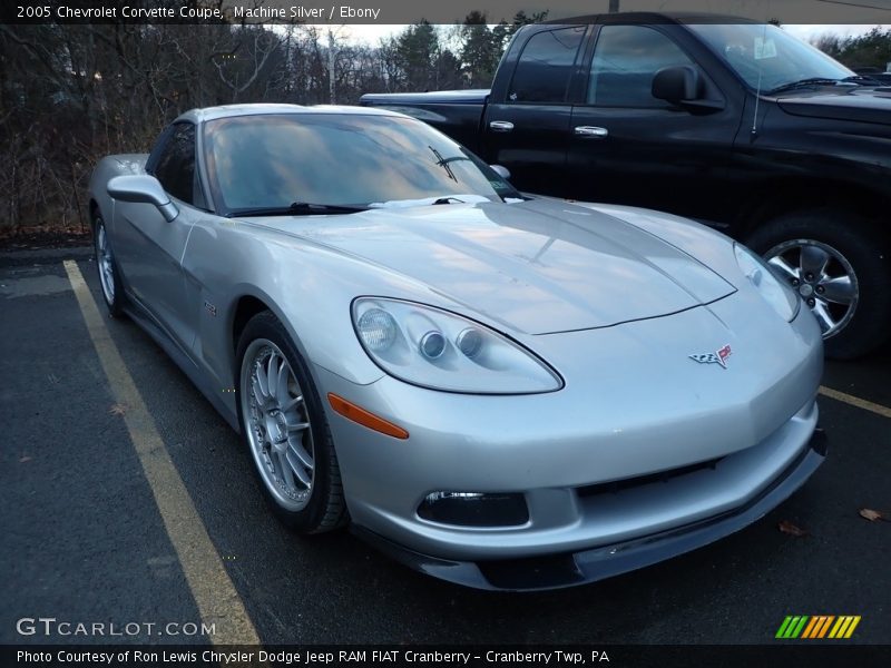 Machine Silver / Ebony 2005 Chevrolet Corvette Coupe
