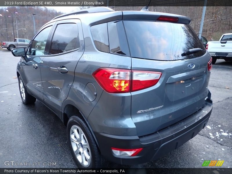 Smoke Metallic / Ebony Black 2019 Ford EcoSport SE 4WD