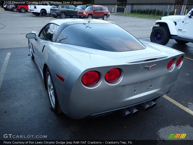 Machine Silver / Ebony 2005 Chevrolet Corvette Coupe