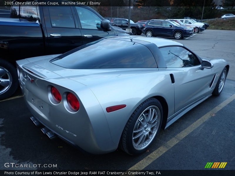 Machine Silver / Ebony 2005 Chevrolet Corvette Coupe