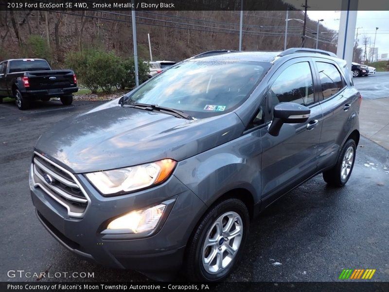 Smoke Metallic / Ebony Black 2019 Ford EcoSport SE 4WD