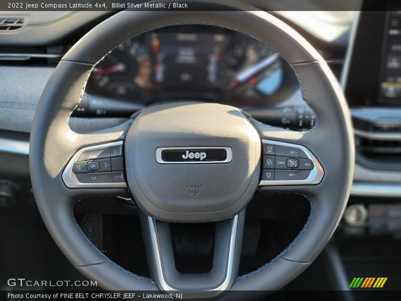 Billet Silver Metallic / Black 2022 Jeep Compass Latitude 4x4