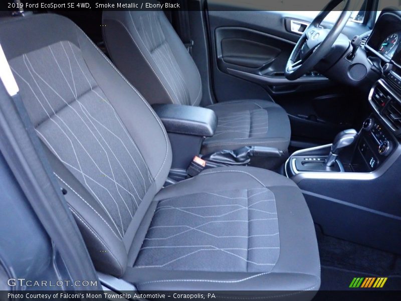Smoke Metallic / Ebony Black 2019 Ford EcoSport SE 4WD
