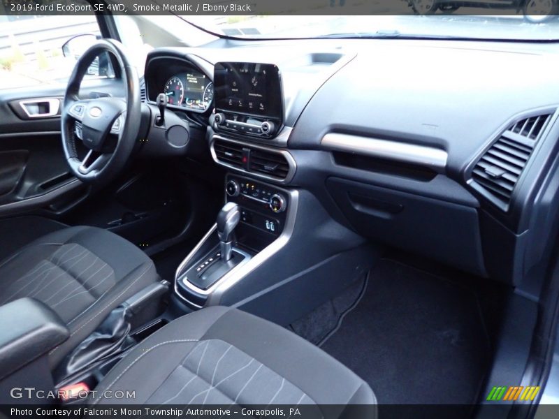 Smoke Metallic / Ebony Black 2019 Ford EcoSport SE 4WD