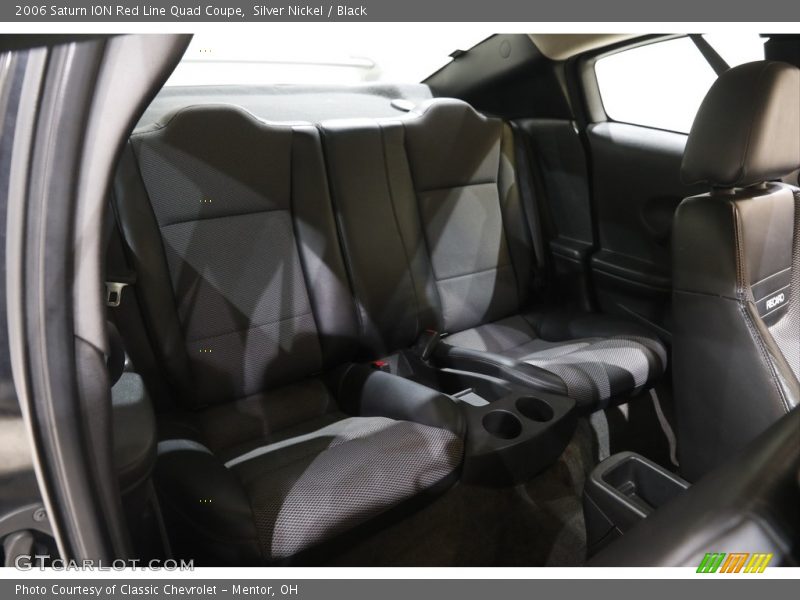 Silver Nickel / Black 2006 Saturn ION Red Line Quad Coupe
