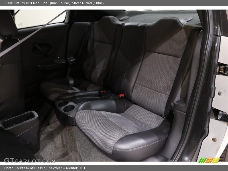 Silver Nickel / Black 2006 Saturn ION Red Line Quad Coupe