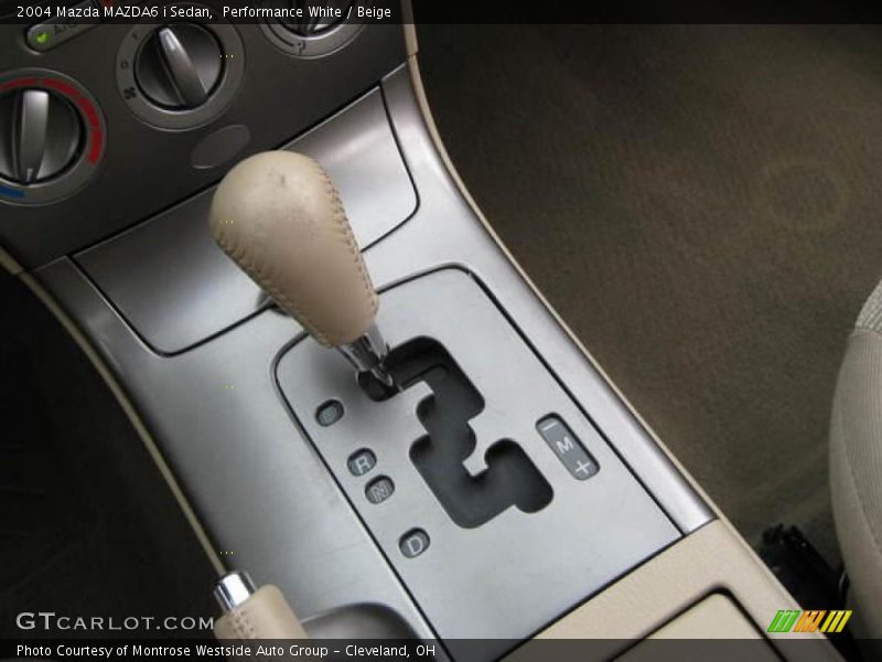 Performance White / Beige 2004 Mazda MAZDA6 i Sedan