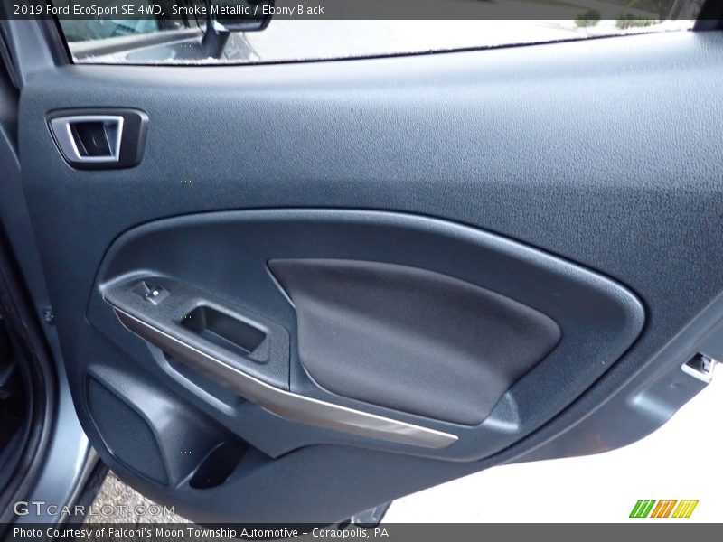 Smoke Metallic / Ebony Black 2019 Ford EcoSport SE 4WD