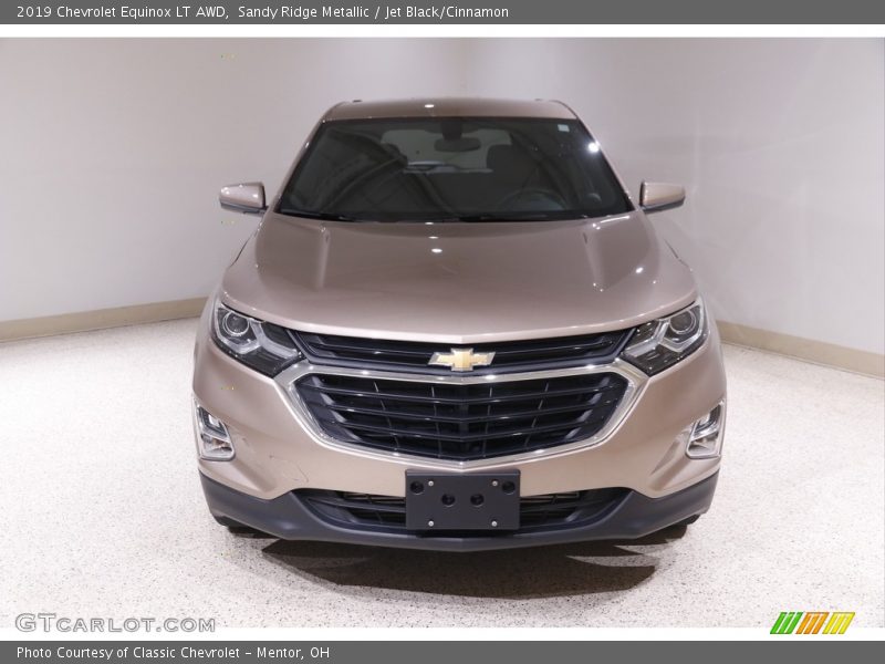 Sandy Ridge Metallic / Jet Black/Cinnamon 2019 Chevrolet Equinox LT AWD