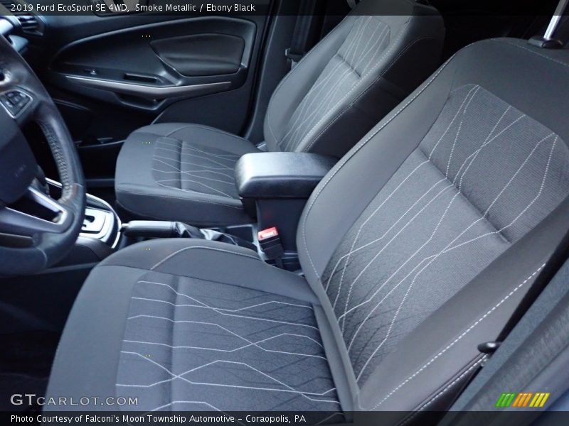 Smoke Metallic / Ebony Black 2019 Ford EcoSport SE 4WD
