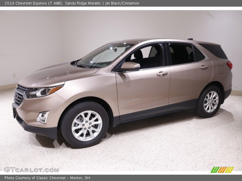 Sandy Ridge Metallic / Jet Black/Cinnamon 2019 Chevrolet Equinox LT AWD