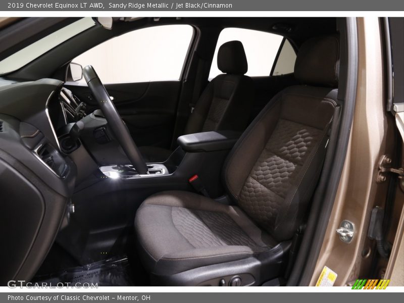 Sandy Ridge Metallic / Jet Black/Cinnamon 2019 Chevrolet Equinox LT AWD